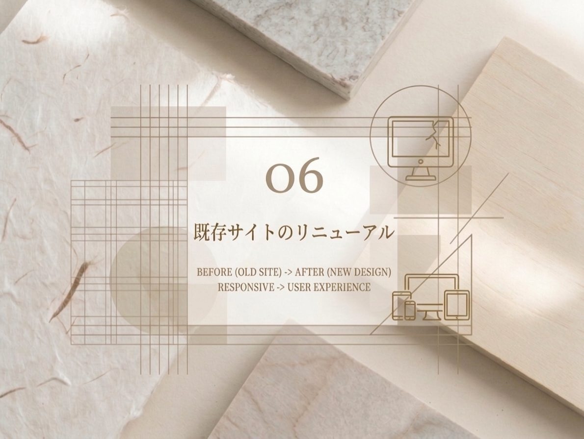 既存サイトのリニューアル
